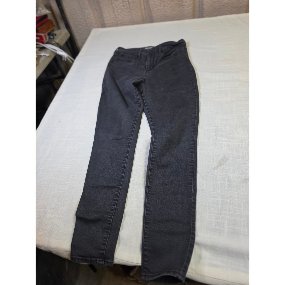 Denizen from Levis High Rise Skinny Jeans Charcoal Gray Stretch Denim Pants